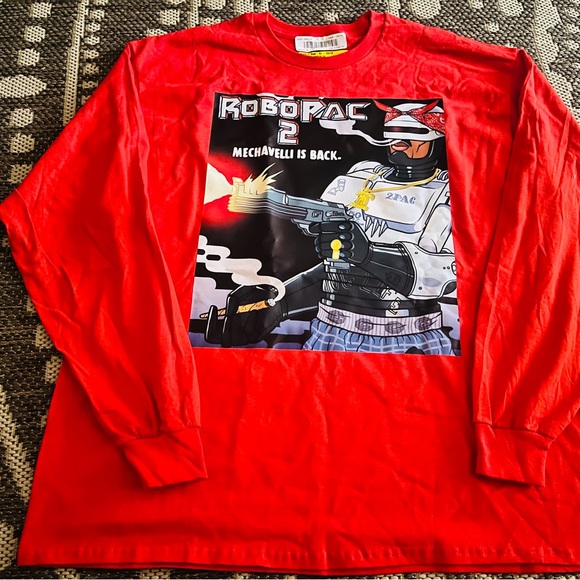 Mechavelli Tupac Long sleeve shirt XXL - Picture 2 of 2